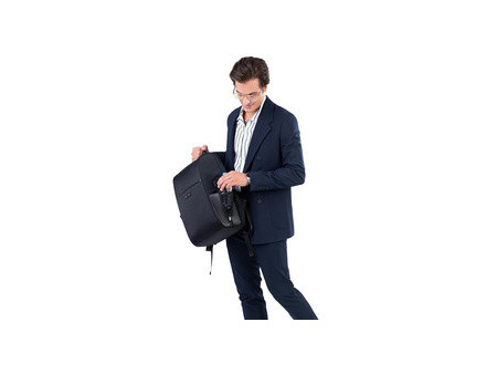 BESTLIFE Travelsafe Sac à dos pour laptop CALPE 2.0, noir