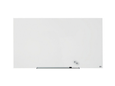 nobo Tableau en verre Impression Pro Widescreen, 57', rouge
