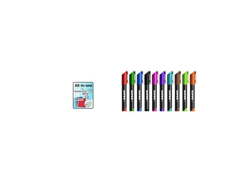 Kores Marqueur permanent 'K MARKER', pointe ogive, rose