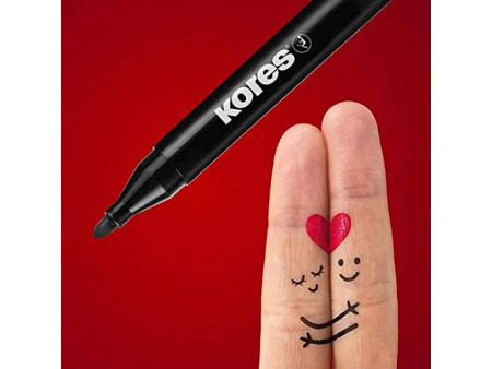 Kores Marqueur permanent 'K MARKER', pointe ogive, orange