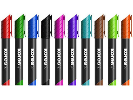 Kores Marqueur permanent 'K MARKER', pointe ogive, violet
