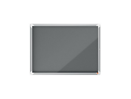 nobo Vitrine d'affichage Premium Plus, feutre, 9x A4, gris