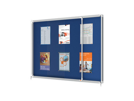 nobo Vitrine d'affichage Premium Plus, en feutre, 27x A4