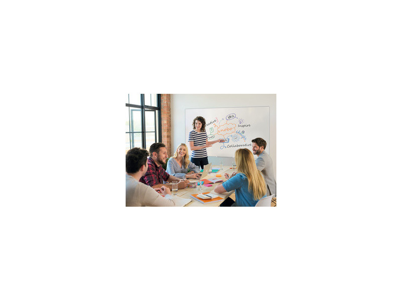 nobo Tableau blanc mural Impression Pro Steel, (L)1.800 x