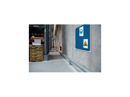 nobo Tableau d'affichage Essence, (L)2400 x (H)1200 mm, bleu