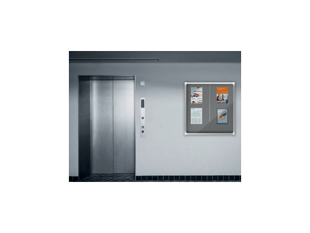 nobo Vitrine d'affichage Premium Plus, en feutre, 12x A4