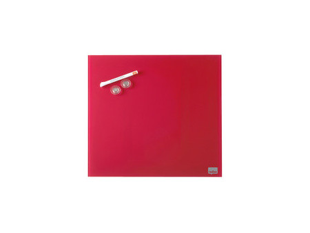 nobo Tableau magnétique en verre, (L)450 x (H)450 mm, noir