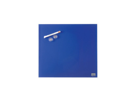 nobo Tableau magnétique en verre, (L)450 x (H)450 mm, noir