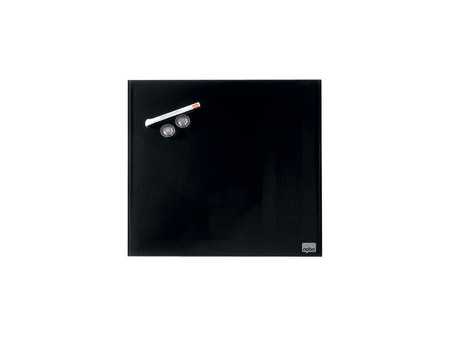 nobo Tableau magnétique en verre, (L)450 x (H)450 mm, bleu