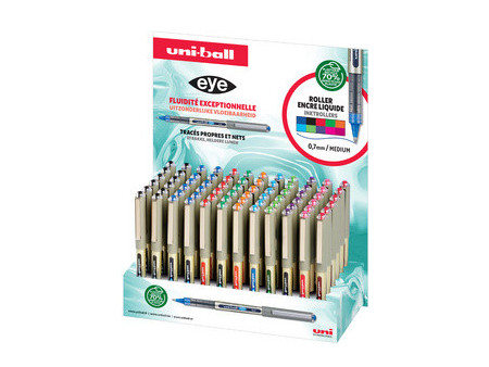 uni-ball Stylo roller eye fine UB157E, présentoir de 120
