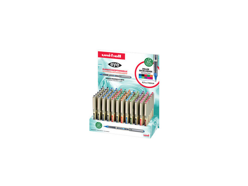uni-ball Stylo roller eye fine UB157E, présentoir de 120