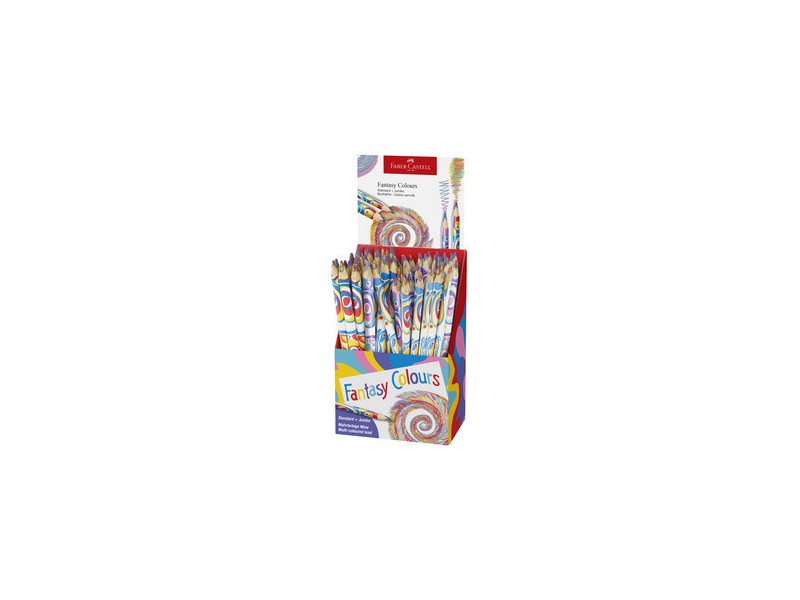 FABER-CASTELL Crayon arc-en-ciel Fantasy Colours, présentoir