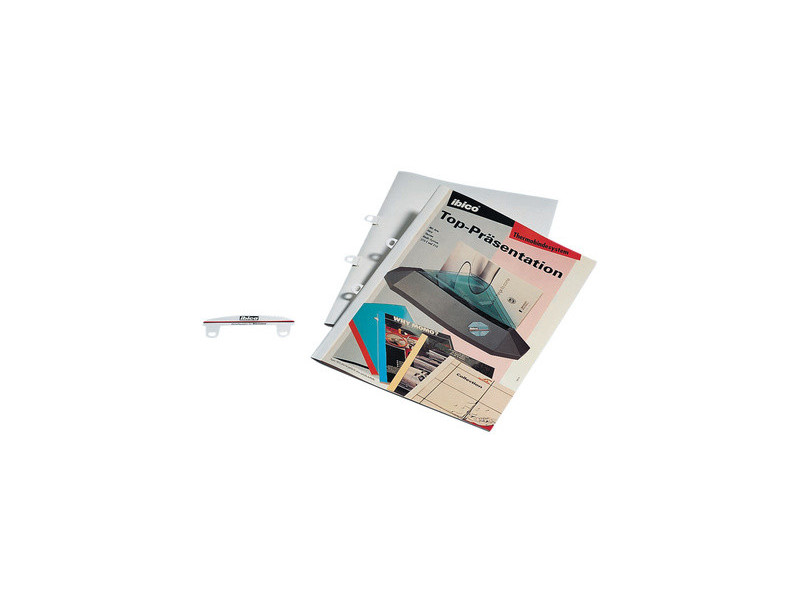 GBC Bande de classement pour reliure thermique, PVC, blanc