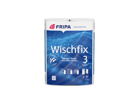 Fripa Rouleau d'essuie-tout Wischfix, 3 couches, extra blanc