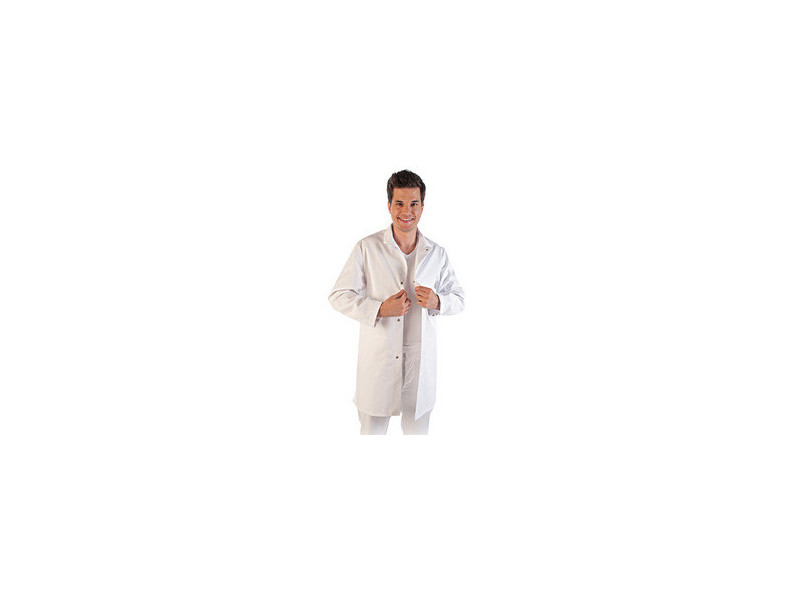 HYGOSTAR Blouse agroalimentaire conforme HACCP, L, blanc