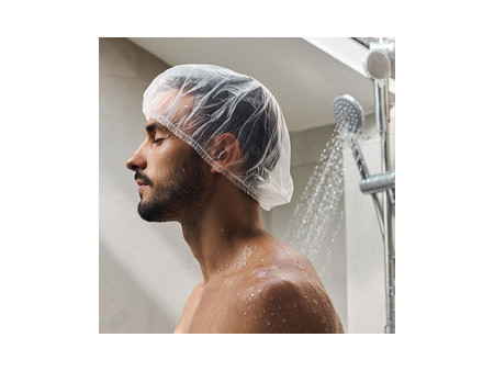 HYGOSTAR Bonnet de douche PE, taille: 530mm, transparent