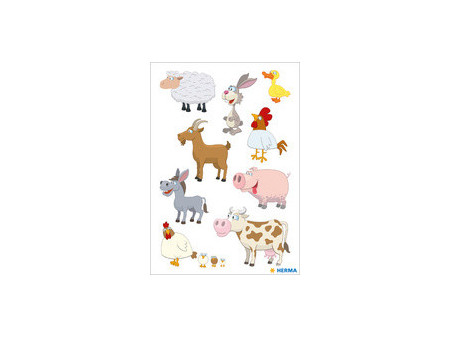 HERMA Sticker MAGIC Famille de rongeurs, papier