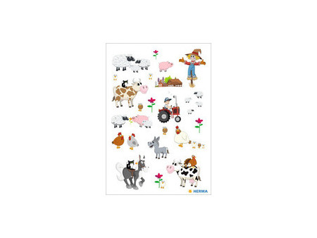 HERMA Sticker MAGIC Famille de rongeurs, papier