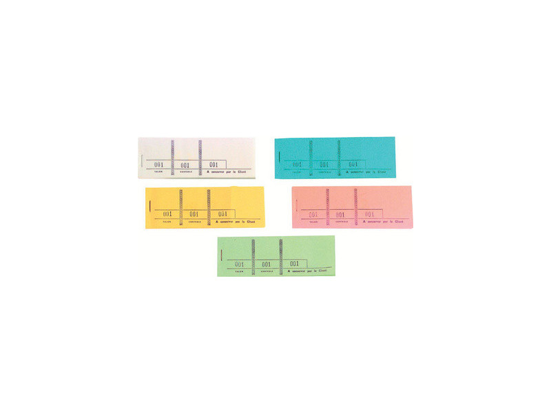EXACOMPTA Bloc passe-partout pour tombola, 48 x 150 mm