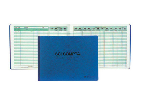 EXACOMPTA Piqûre 'SCI COMPTA', 240 x 320 mm, 80 pages