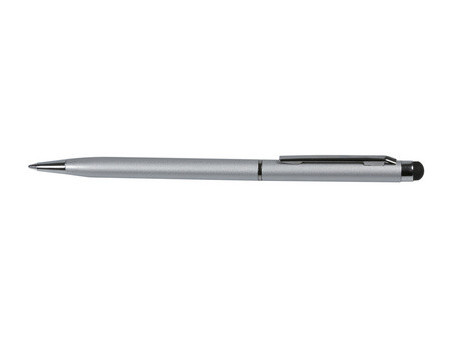 EXACOMPTA Stylo bille 'Twist' avec clip, argent