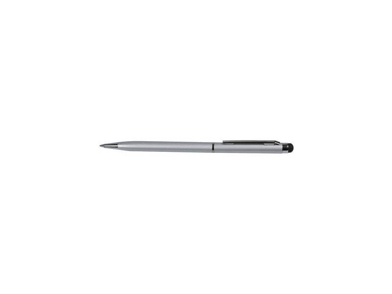 EXACOMPTA Stylo bille 'Twist' avec clip, argent