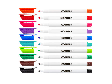 Kores Marqueur non permanent 'K MARKER W1', étui de 4