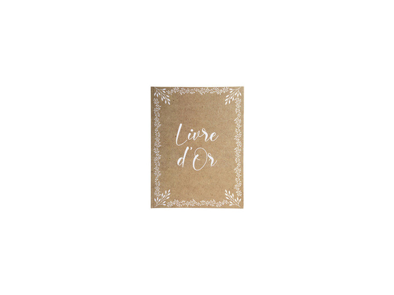 EXACOMPTA Livre d'or 'Kraft, 220 x 270 mm, brun