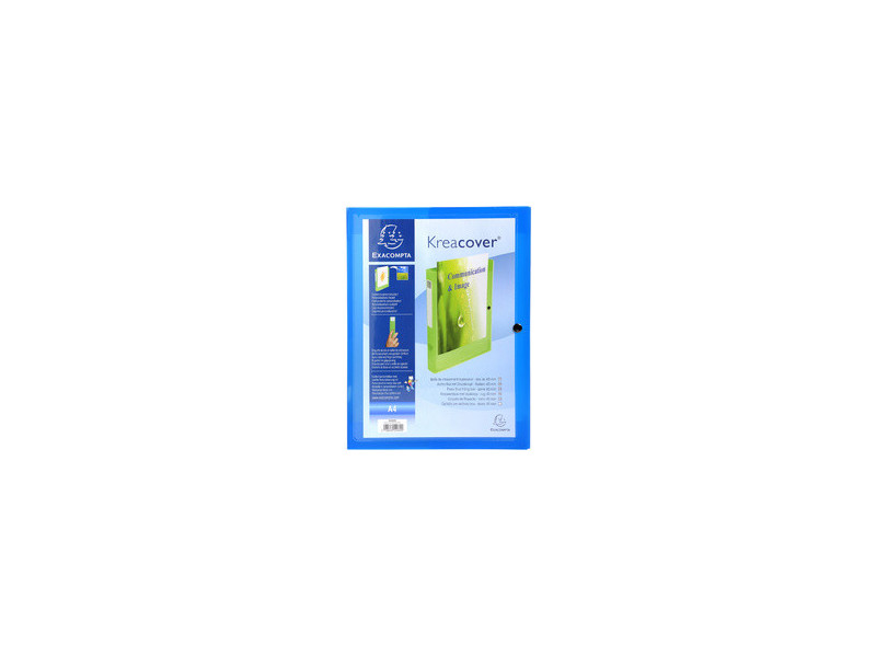 EXACOMPTA Boîte de classement Kreacover, A4, PP, assorti