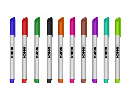 Kores Marqueur non permanent 'K MARKER W1', étui de 6