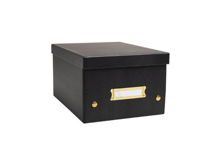 EXACOMPTA Boîte de rangement Neo Deco, A4+, noir
