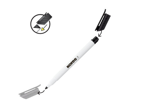 Kores Marqueur non permanent 'K MARKER W1', étui de 6