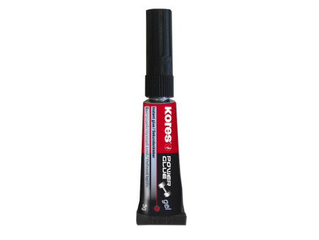 Kores colle instantanée 'PowerGlue' gel, 3 g, tube