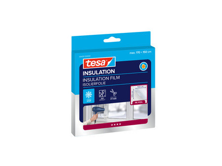 tesa INSULATION Film isolant pour fenêtres, 4,0 m x 1,5 m