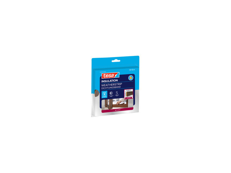 tesa INSULATION Ruban de calfeutrage S, 9 mm x 10 m, blanc