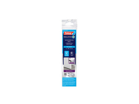 tesa INSULATION Bas de porte, 43 mm x 1 m, blanc