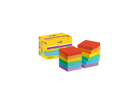 Post-it Bloc-note super sticky notes, 47,6 x 47,6 mm