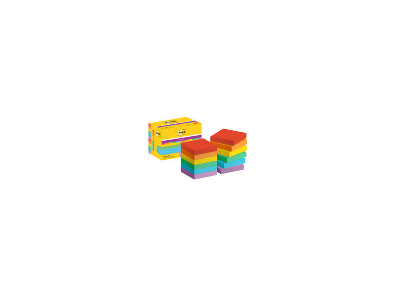 Post-it Bloc-note super sticky notes, 47,6 x 47,6 mm