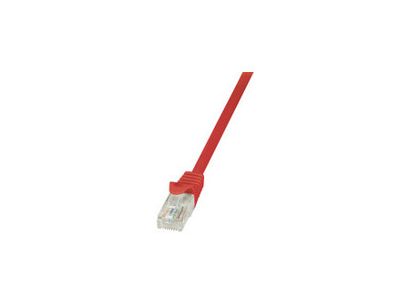 LogiLink Câble patch, Cat. 5e, U/UTP, 0,5 m, bleu, gaine en