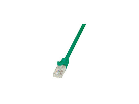 LogiLink Câble patch, Cat. 5e, U/UTP, 0,5 m, bleu, gaine en
