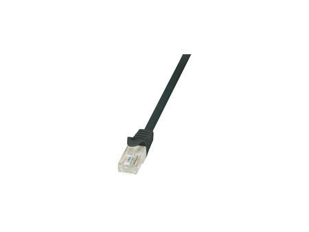 LogiLink Câble patch, Cat. 5e, U/UTP, 1,0 m, bleu, gaine en
