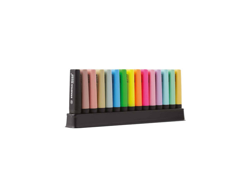 STABILO Surligneur BOSS ORIGINAL, set de table de 15