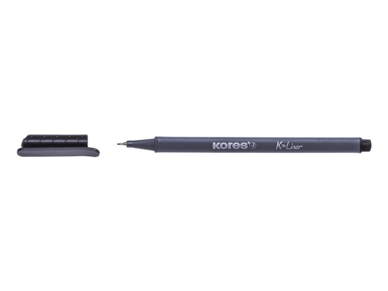 Kores Feutre fineliner 'K-Liner', tracé: 0,4 mm, noir