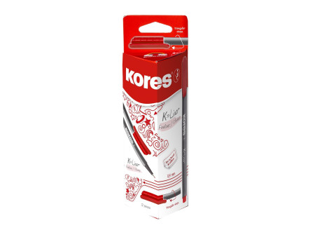 Kores Feutres 'K-Liner', largeur de tracé: 0,4 mm, rouge