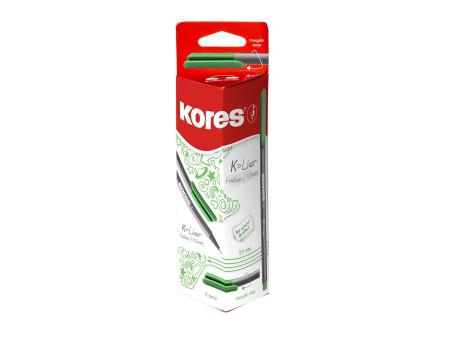 Kores Feutres 'K-Liner', largeur de tracé: 0,4 mm, vert