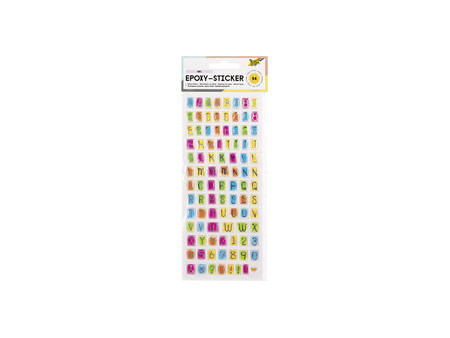 folia Sticker époxy ABC, effet 3D