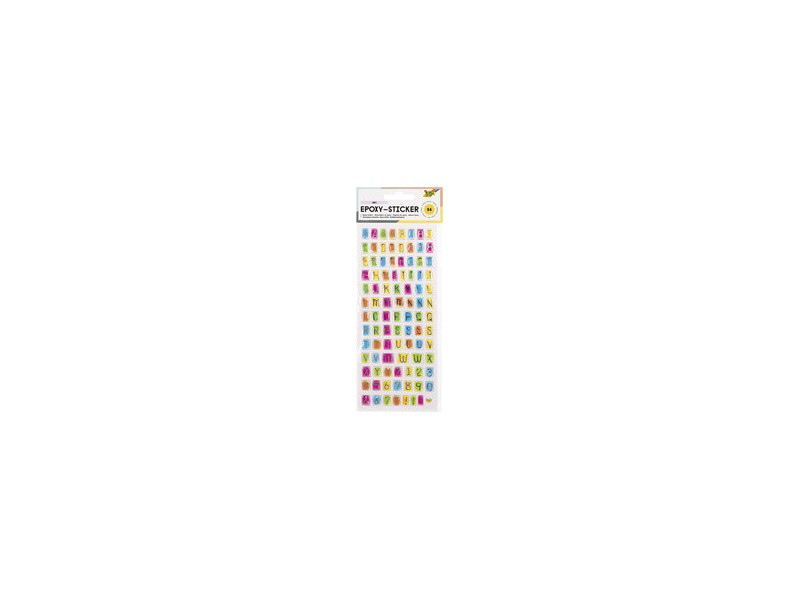 folia Sticker époxy ABC, effet 3D