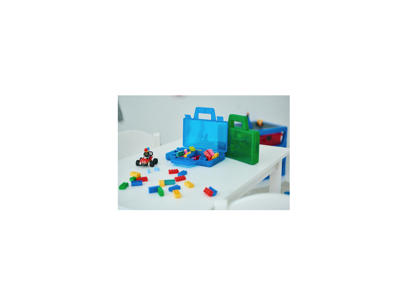 LEGO Mallette de tri SORTING CASE TO GO, bleu translucide