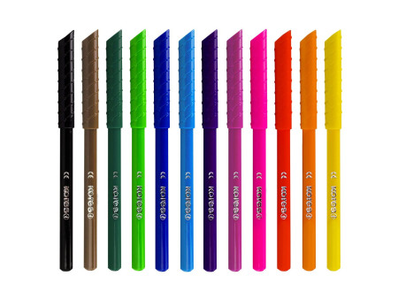 Kores Feutre de coloriage 'Korello', fin, étui carton de 12