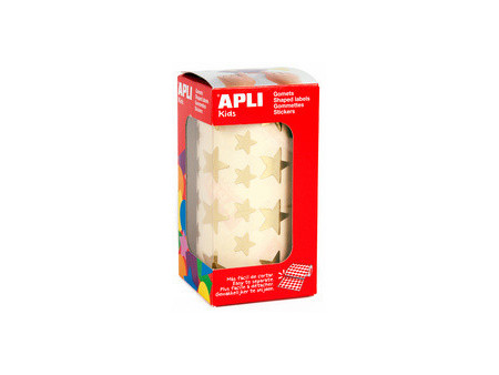 APLI kids Gommettes 'Etoile', en rouleau, argent